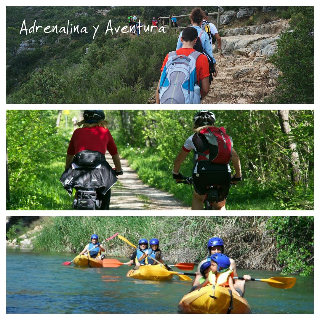 Adrenalina y Aventura. Ruta en bike, senderismo y canoa